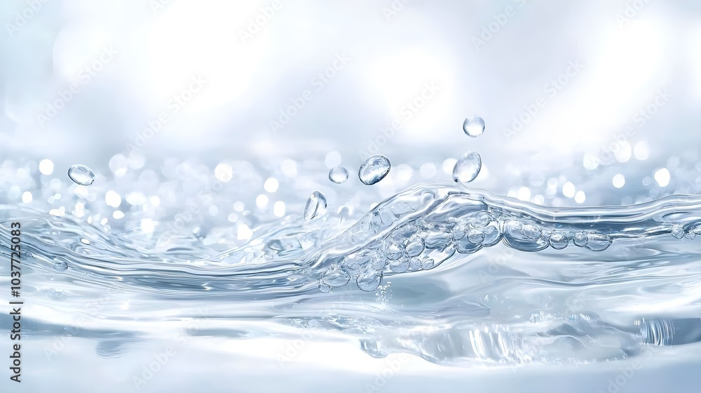 Water Droplet Splash Abstract Water Droplet Splash Abstract