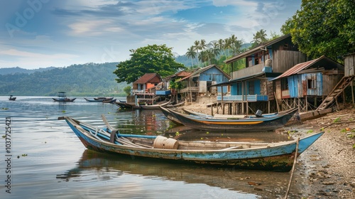 Water Village in Indonesia