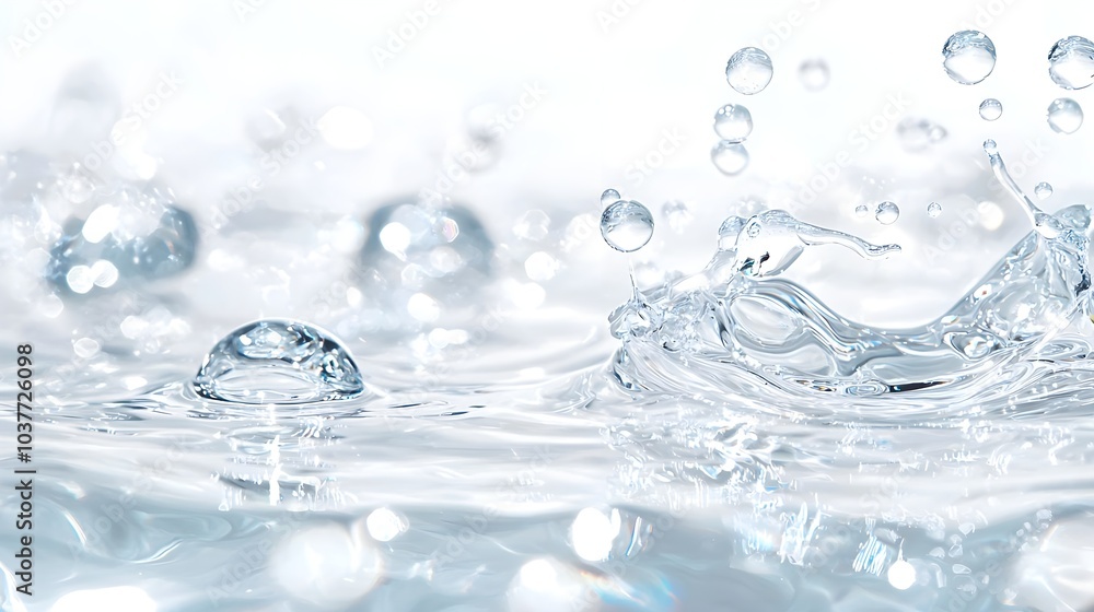 Water Droplet Splash Background Water Droplet Splash Background