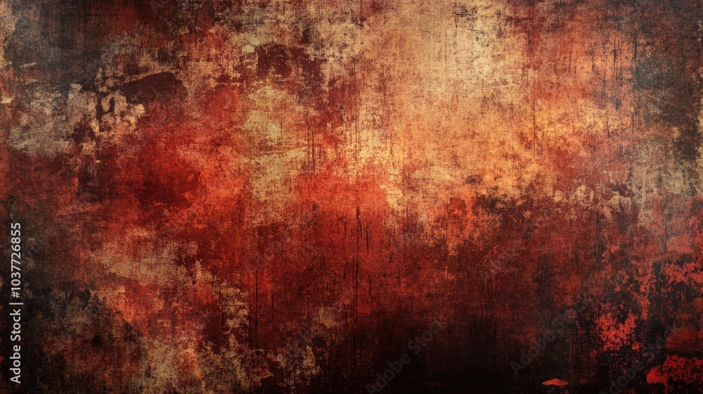 Grunge wall texture painting with a distressed appearance Grunge wall texture painting with a distressed appearance