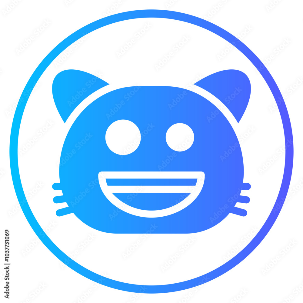 happiness gradient icon happiness gradient icon