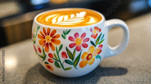 Floral Latte Art