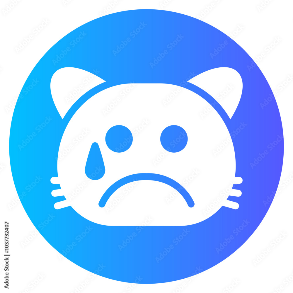 cat gradient icon cat gradient icon