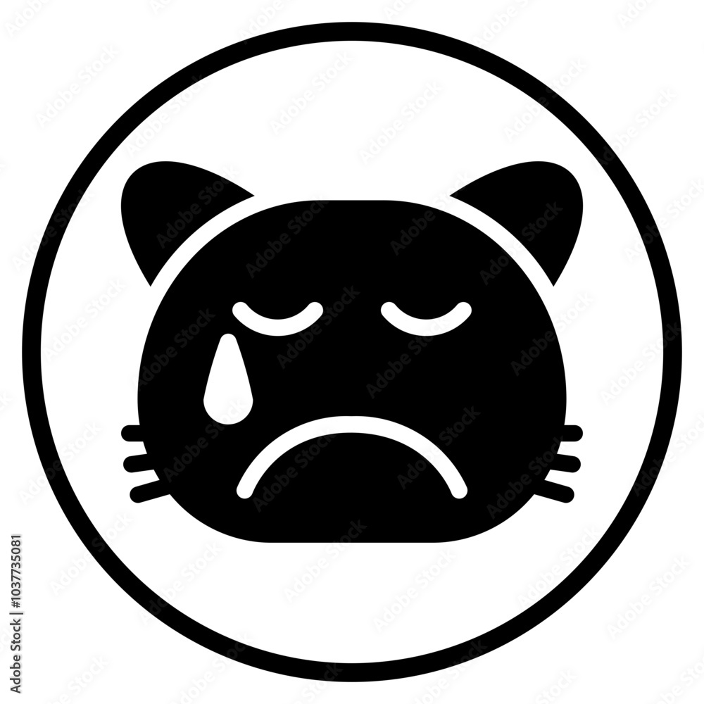 tears glyph icon tears glyph icon