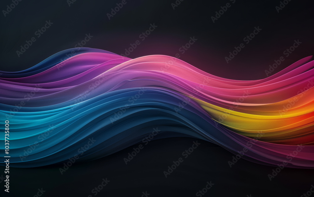 Fototapeta premium Technological sense of fashion color texture commercial background