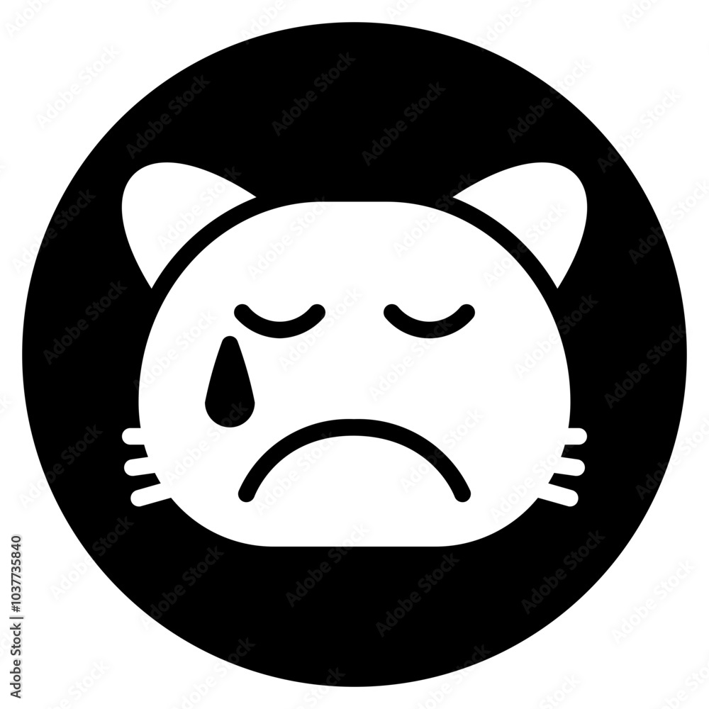 tears glyph icon tears glyph icon