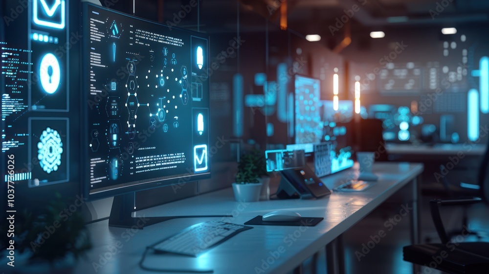 Cybersecurity Monitoring Station Cybersecurity Monitoring Station