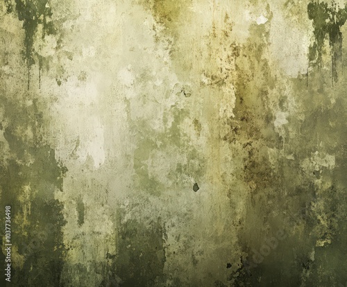 Wallpaper Mural Vintage distressed texture background in olive green, peru, and pastel brown shades Torontodigital.ca