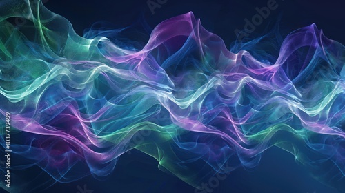 Abstract Swirling Light