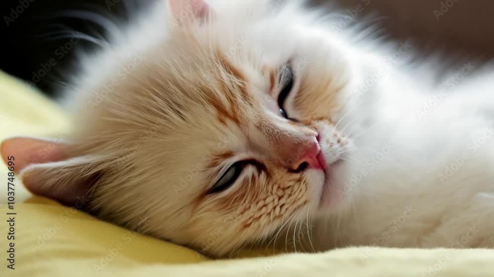 Fluffy White Cat Fluffy White Cat