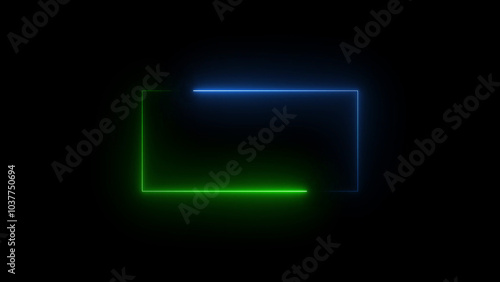 abstract background with lights rectgle