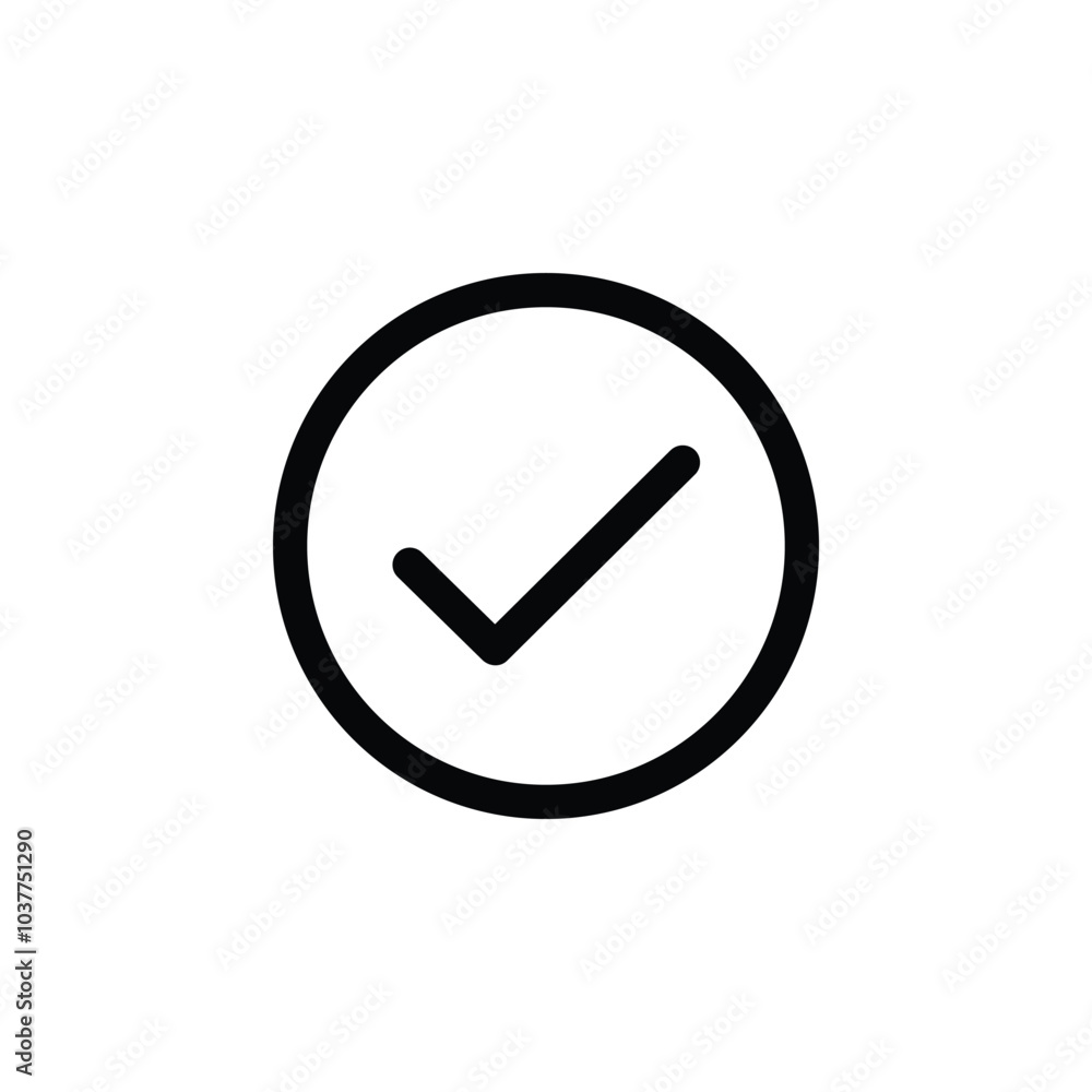Check Mark Icon color editable Check Mark Icon color editable