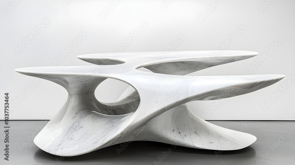Elegant White Marble Display Table Design Elegant White Marble Display Table Design