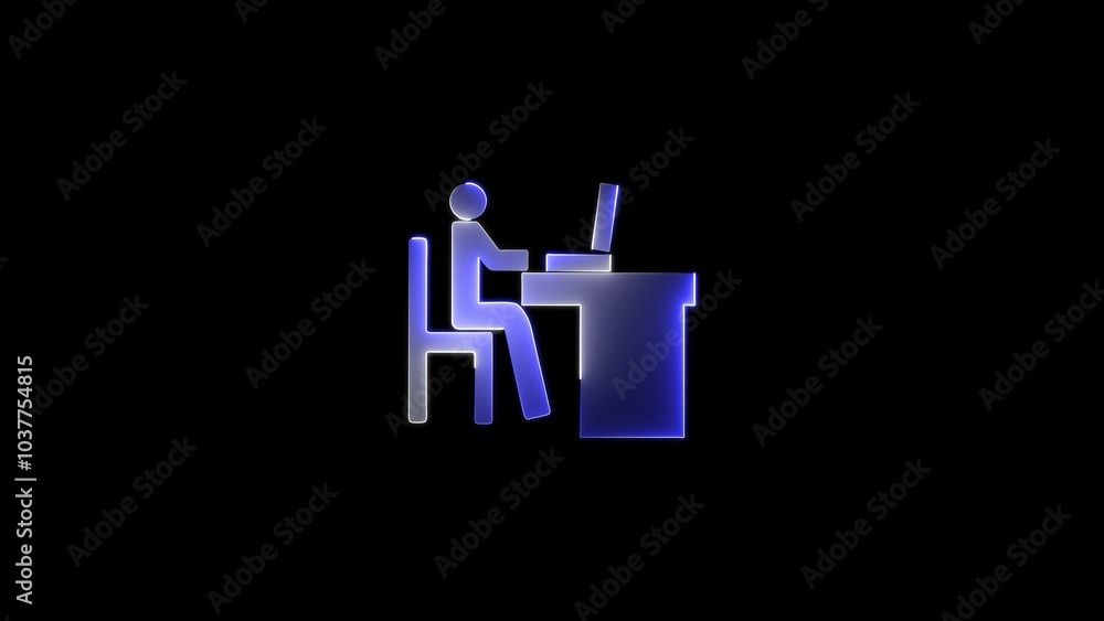 man at Computer Tips table icon illustrations with white background man at Computer Tips table icon illustrations with white background