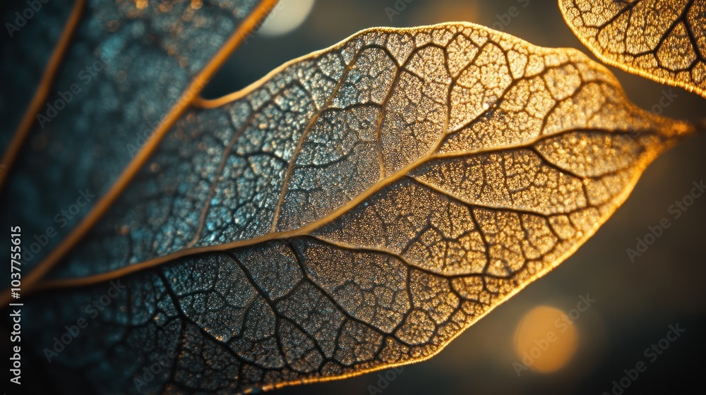 Obraz premium Delicate Leaf Veins