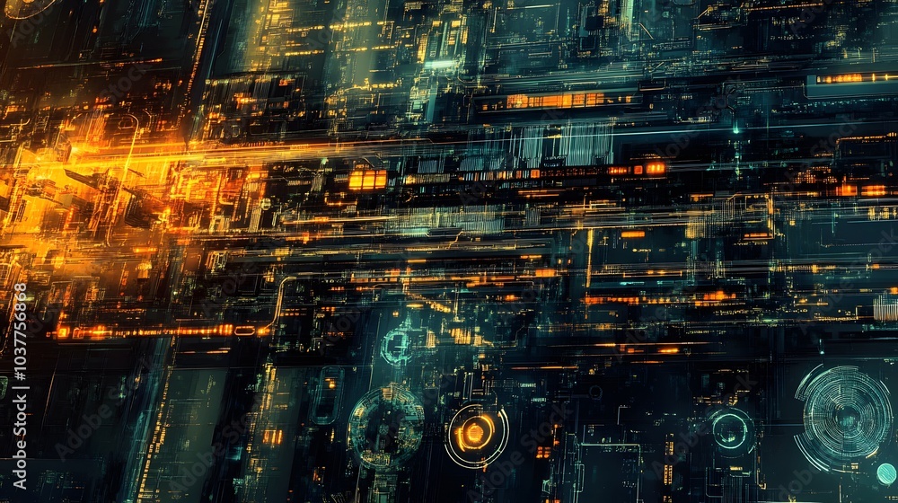 Automation concept with abstract high speed technology . Automation concept with abstract high speed technology .