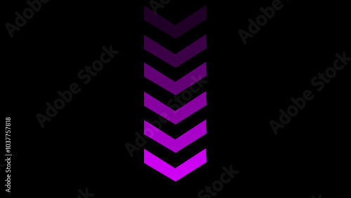 Up arrow icon with black background