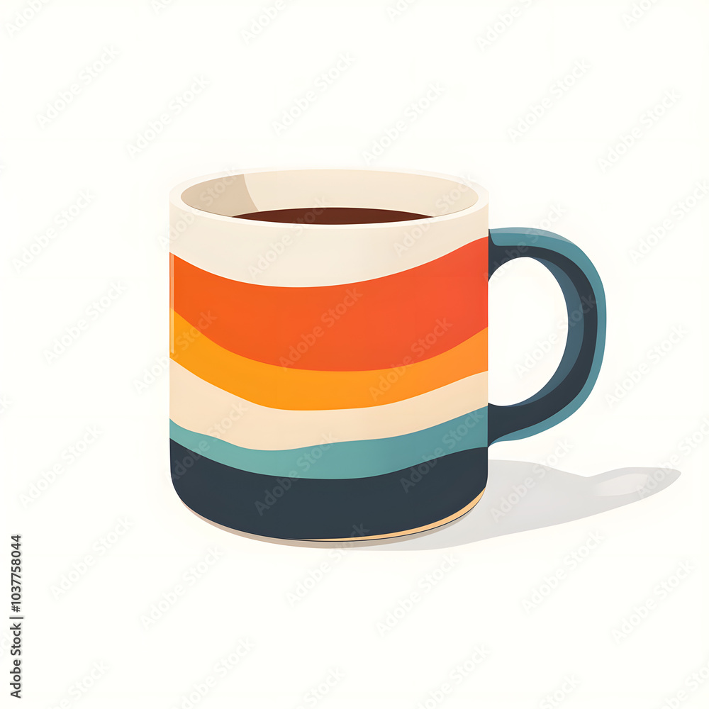 Flat design illustrations Mug Flat design illustrations Mug