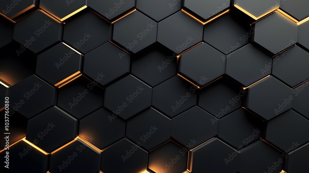 Dark hexagon wallpaper or background. Dark hexagon wallpaper or background.