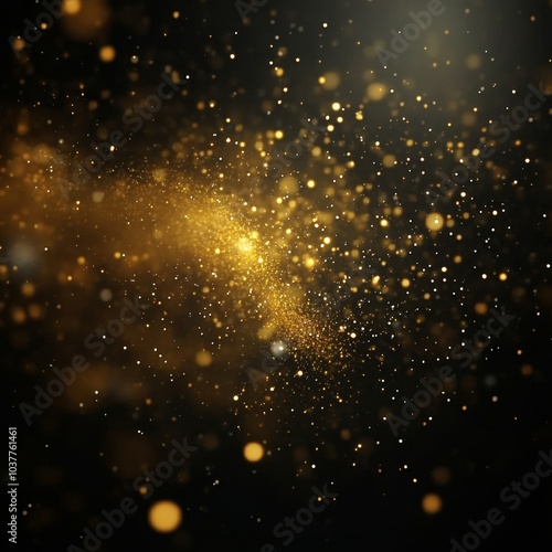 Golden Shimmer: Luxurious Light Effects for Festive Celebrations