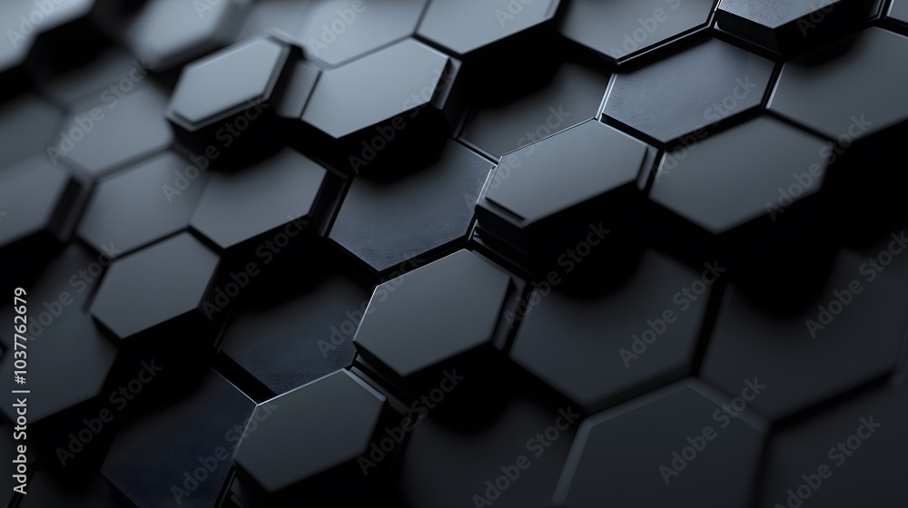 Dark hexagon wallpaper or background. Dark hexagon wallpaper or background.