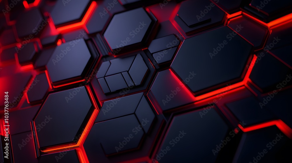 Dark hexagon wallpaper or background. Dark hexagon wallpaper or background.