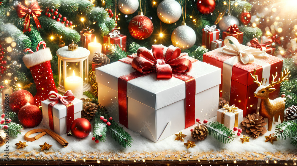 christmas tree with gift boxes christmas tree with gift boxes