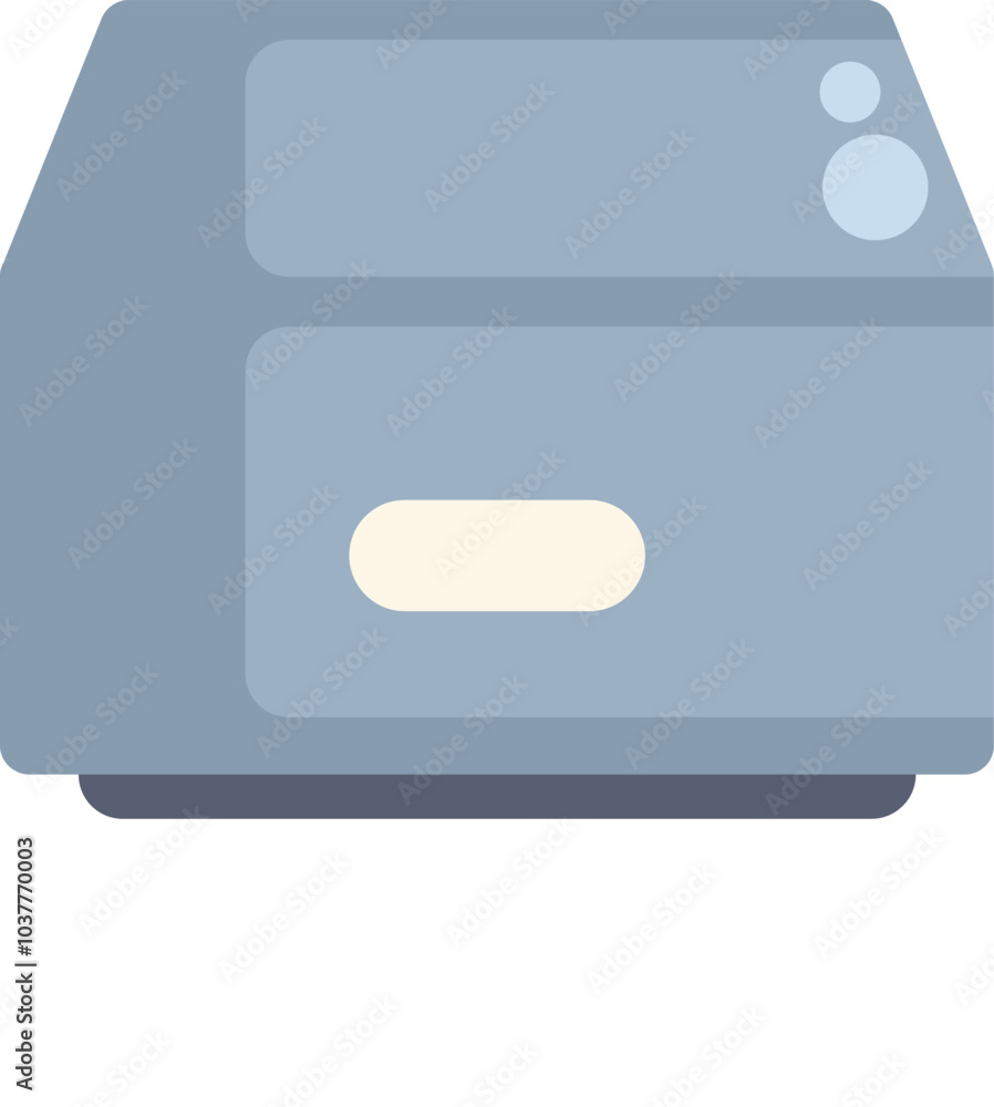 Fototapeta premium Modern multifunction printer machine is printing important documents