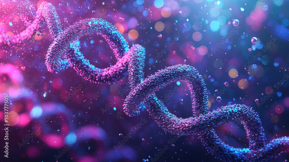 Molecular Marvels: 3D Abstract Scientific Background Molecular Marvels: 3D Abstract Scientific Background