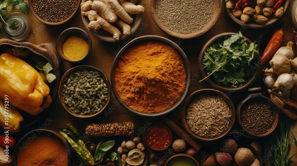 Assortment of Spices and Herbs Assortment of Spices and Herbs