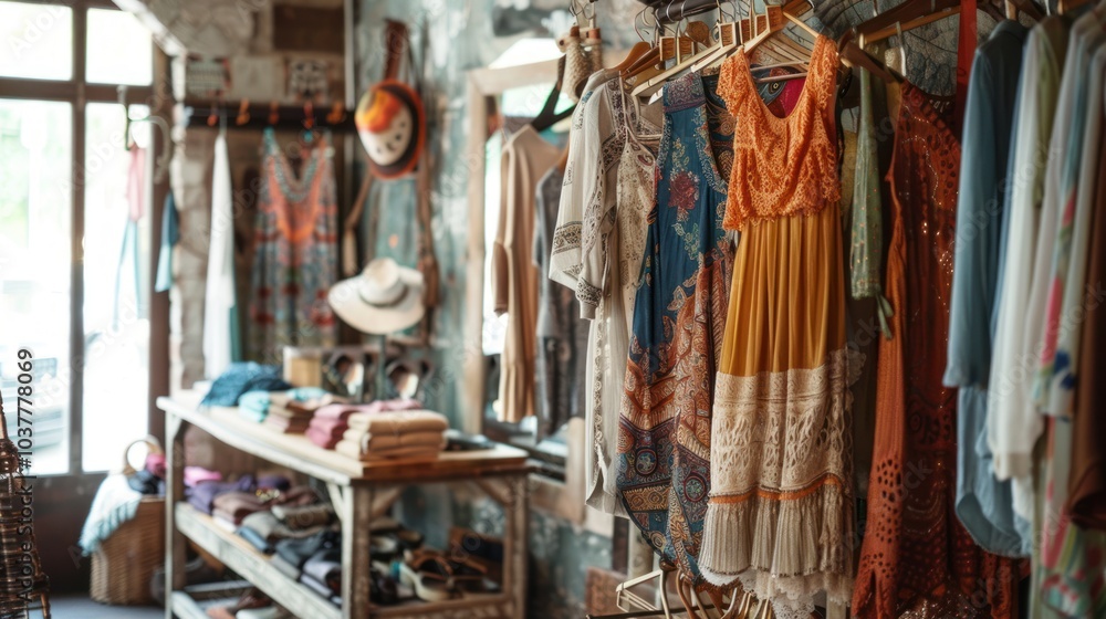 Obraz premium Bohemian Clothing Boutique
