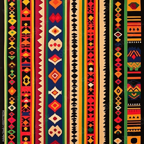 Lenca** Pattern - A fabric pattern used in the traditional textiles of the Lenca indigenous photo