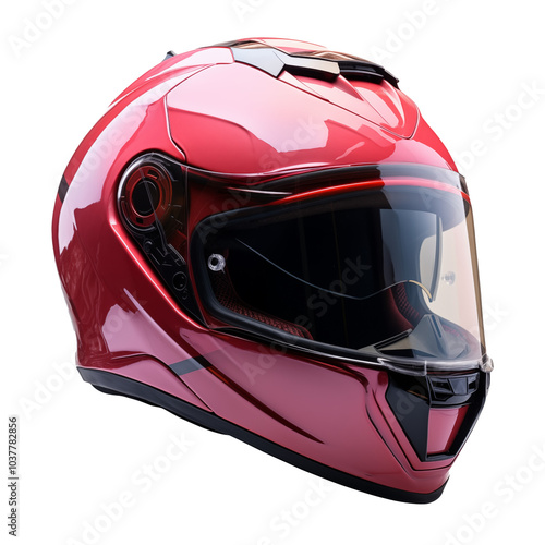 red motorcycle helmet PNG photo