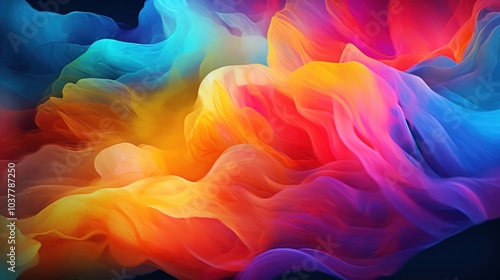 Abstract Swirls of Color