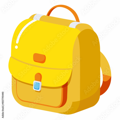 yellow school bag 