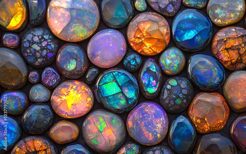 A vibrant collection of assorted gemstones displaying a captivating array of colors and textures, perfect for design and artistic inspiration. A vibrant collection of assorted gemstones displaying a captivating array of colors and textures, perfect for design and artistic inspiration.