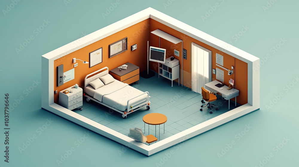 custom made wallpaper toronto digitalModel of the ward, side view