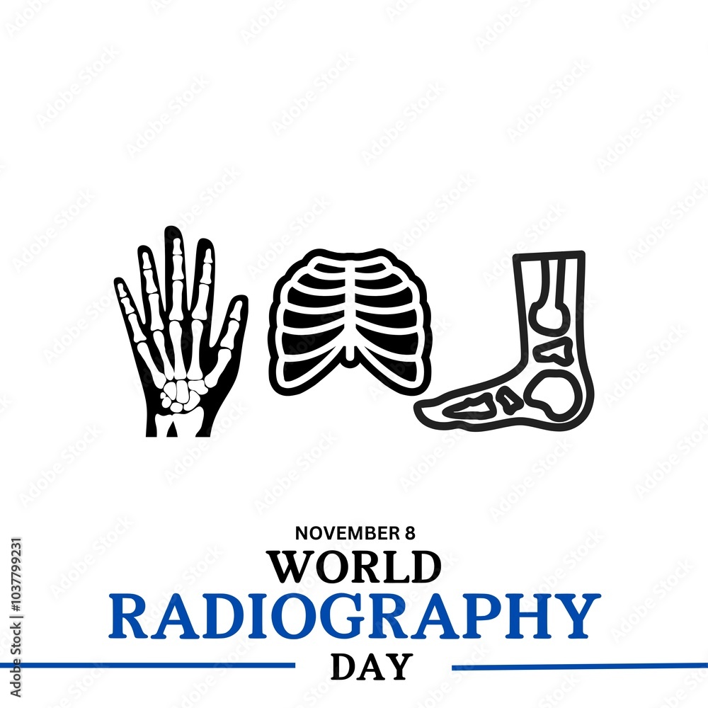 Fototapeta premium World Radiography Day, November 8th.