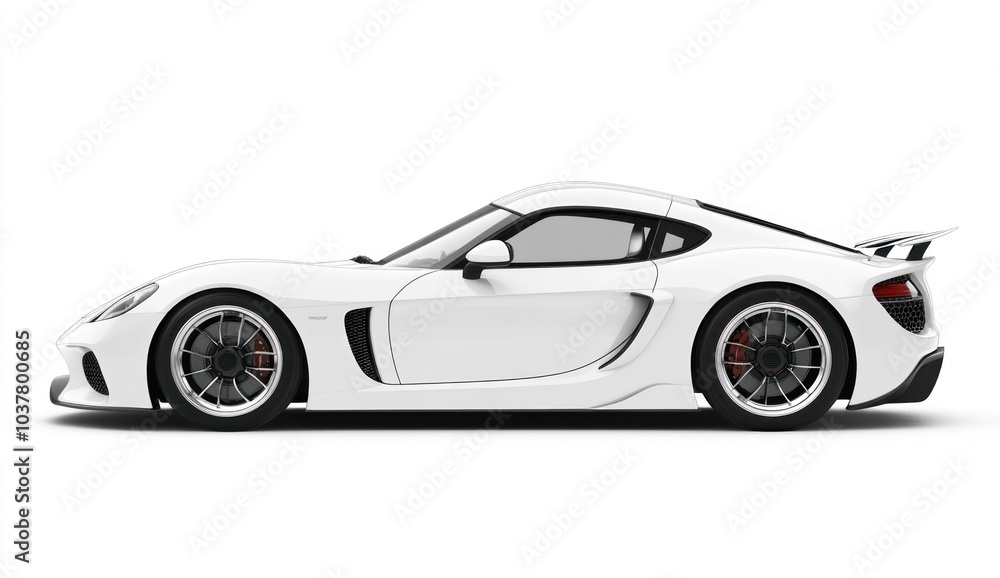 White Sports Car White Sports Car