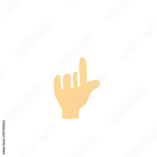 hand gesture vector element