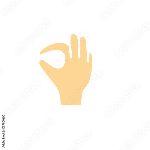 hand gesture vector element