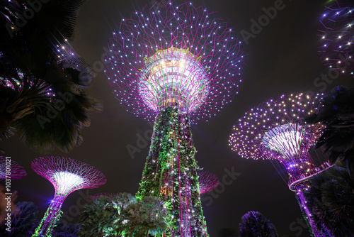 Singapore Supertrees Grove at the Gardens by the Bay photo