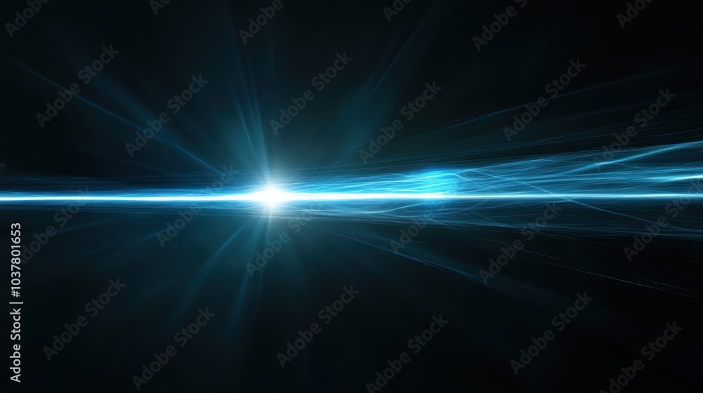 Abstract Blue Light Abstract Blue Light
