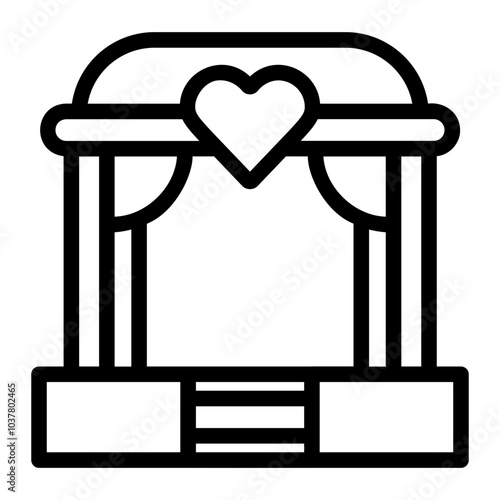 wedding Line Icon