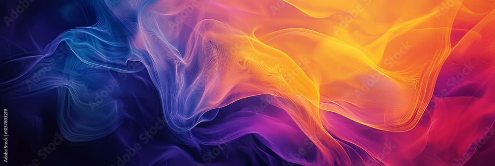 A wallpaper of an abstract background with vibrant colors and fluid shapes, generative AI A wallpaper of an abstract background with vibrant colors and fluid shapes, generative AI