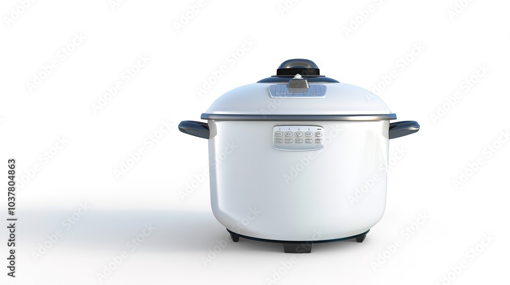 A household appliance on a white background - a practical and essential item in modern living. This appliance stands out against the pure white backdrop, representing convenience and functionality in A household appliance on a white background - a practical and essential item in modern living. This appliance stands out against the pure white backdrop, representing convenience and functionality in
