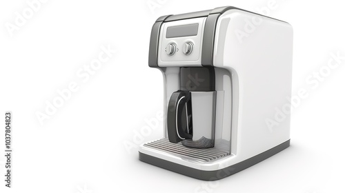 A household appliance on a white background - a practical and essential item in modern living. This appliance stands out against the pure white backdrop, representing convenience and functionality in 