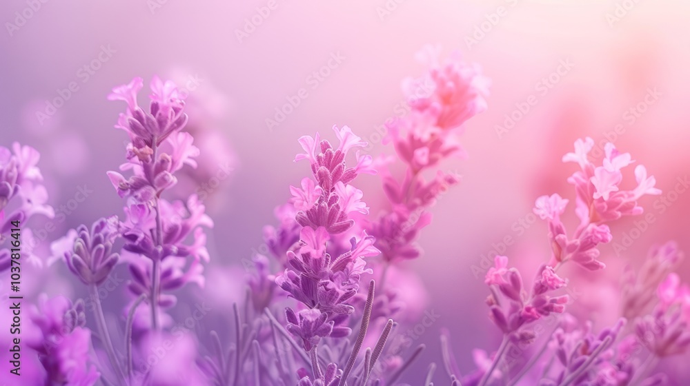 Lavender Flowers in Soft Light Lavender Flowers in Soft Light