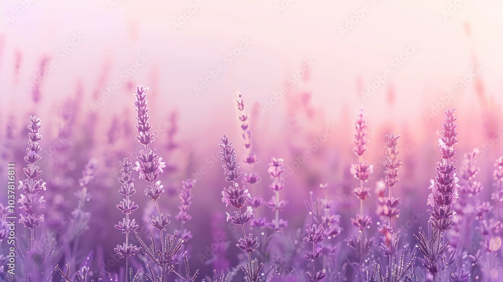 Lavender Field at Dawn Lavender Field at Dawn