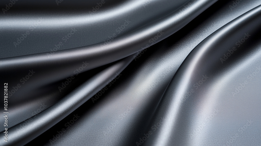 Luxurious black satin fabric drapes elegantly, showcasing smooth, flowing textures and subtle sheen. interplay of light creates captivating visual depth Luxurious black satin fabric drapes elegantly, showcasing smooth, flowing textures and subtle sheen. interplay of light creates captivating visual depth
